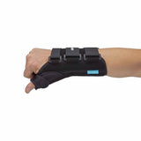 Ossur® Formfit® Wrist Brace with Thumb Spica Aluminum / Cotton / Polyester Left Hand Black Medium (341418_EA) 1/EA
