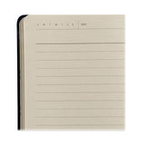 Denik Vegan-Suede Layflat Hardbound Journal, Evelyn's Floral Bouquet, College Rule, Dark Blue/Multicolor Cover, (72) 8 x 5.5 Sheets (DNKAHBC550L) Each