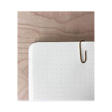 Denik Embossed Canvas Layflat Hardbound Journal, Gold Rise/Shine Artwork, Dotted Rule, Rose-Brown/Cream Cover, (64) 7 x 5 Sheets (DNKCET569D) Each