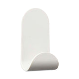 Duck® Duck EasyMounts Medium J-Hook, Matte White, 15 lb Capacity (DUC287391) Each