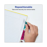 Avery® Ultra Tabs Luxe Collection Repositionable Tabs, 1/5-Cut, Assorted Jewel Prism Colors, 2.5" Wide, 16/Pack (AVE74147) Pack of 16
