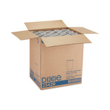 Dixie® EcoSmart Recycled Fiber Hot/Cold Cups, 12 oz, Kraft/Green, 50/Sleeve, 20 Sleeves/Carton (DXE2342R) Case of 1000