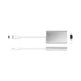 j5create® USB to VGA Adapter, 5.91", Silver/White (JCRJUA311) Each