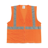 PIP ANSI Class 2 Hook and Loop Safety Vest, 2X-Large, Hi-Viz Orange (PID302MVGOR2X) Each
