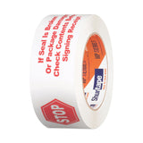 Shurtape® HP 240 Packing Tape, 1.88" x 109.36 yds, White with Red Print, 36/Carton (SHU124152) Case of 36