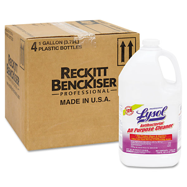 Professional LYSOL® Brand Antibacterial All-Purpose Cleaner Concentrate, 1 gal Bottle, 4/Carton (RAC74392)