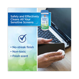 Dust-Off® Premoistened Monitor Cleaning Wipes, Cloth, 5 x 7, Citrus, White, 80/Tub (FALDSCT) Each