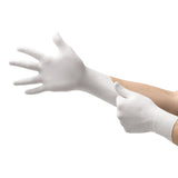 Soft White Nitrile* Exam Glove Small NonSterile Nitrile Standard Cuff Length Textured Fingertips White Not Rated (662398_BX) 1/BX