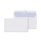 Universal® Peel Seal Strip Security Tint Business Envelope, #6 3/4, Square Flap, Self-Adhesive Closure, 3.63 x 6.5, White, 100/Box (UNV36106) Box of 100