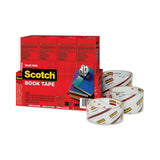 Scotch® Book Tape Value Pack, 3" Core, (2) 1.5" x 15 yds, (4) 2" x 15 yds, (2) 3" x 15 yds, Clear, 8/Pack (MMM845VP) Each