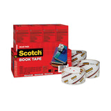 Scotch® Book Tape Value Pack, 3" Core, (2) 1.5" x 15 yds, (4) 2" x 15 yds, (2) 3" x 15 yds, Clear, 8/Pack (MMM845VP) Each