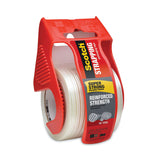 Scotch® Reinforced Strength Shipping and Strapping Tape in Dispenser, 1.5" Core, 1.88" x 10 yds, Clear (MMM50) Each