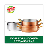 Scotch-Brite® Metal Scrubbing Pads, 2.25 x 2.75, Silver, 3/Pack, 8 Packs/Carton (MMM214C) Case of 24