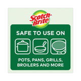Scotch-Brite® Metal Scrubbing Pads, 2.25 x 2.75, Silver, 3/Pack, 8 Packs/Carton (MMM214C) Case of 24
