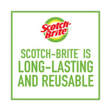 Scotch-Brite® Metal Scrubbing Pads, 2.25 x 2.75, Silver, 3/Pack, 8 Packs/Carton (MMM214C) Case of 24
