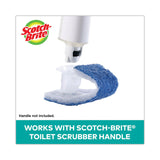 Scotch-Brite® Disposable Toilet Scrubber Refill, Blue/White, 10/Pack (MMM558RF) Box of 10