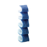 Scotch-Brite® Disposable Toilet Scrubber Refill, Blue/White, 10/Pack (MMM558RF) Box of 10