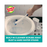Scotch-Brite® Toilet Scrubber Starter Kit, 1 Handle and 5 Scrubbers, White/Blue (MMM558SK4NP) Each