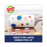 Scotch-Brite™ Lint Roller, Extra Sticky, Heavy-Duty Handlle, 48 Sheets/Roll (MMM830RS48) Each