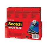 Scotch® Book Tape Value Pack, 3" Core, (2) 1.5" x 15 yds, (4) 2" x 15 yds, (2) 3" x 15 yds, Clear, 8/Pack (MMM845VP) Each