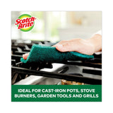 Scotch-Brite® Heavy-Duty Scouring Pad, 3.8 x 6, Green, 5/Carton (MMM2265) Case of 5