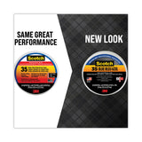 3M™ Scotch 35 Vinyl Electrical Color Coding Tape, 3" Core, 0.75" x 66 ft, Blue (MMM10836) 1 Roll