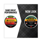 3M™ Scotch 35 Vinyl Electrical Color Coding Tape, 3" Core, 0.75" x 66 ft, Green (MMM10851) 1 Roll