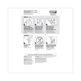 Command™ Cord Clip with Adhesive, Round, 0.75"w, Clear, 10/Pack (MMM17017CLR10ES) Pack of 10