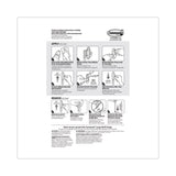 Command™ Decorative Hooks, Traditional, Large, Plastic, Silver, 5 lb Capacity, 1 Hook and 2 Strips/Pack (MMM17053BNES) Each