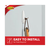 Command Medium Wire Hook, 3 lb (1.36 kg) Capacity, White, Plastic, 2/Pack (MMM17068ES) Pack of 2