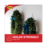 Command™ Designer Hooks, Large, Plastic, White, 5 lb Capacity, 16 Hooks and 24 Strips/Pack (MMM17083S16NA) Pack of 16