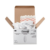 Command™ Designer Hooks, Large, Plastic, White, 5 lb Capacity, 16 Hooks and 24 Strips/Pack (MMM17083S16NA) Pack of 16