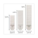 Command™ Picture Hanging Strips Big Pack, Removable, (4) Small, (6) Medium, (8) Large, White, 18 Pairs/Pack (MMM17211BPES) Each