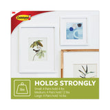 Command™ Picture Hanging Strips Big Pack, Removable, (4) Small, (6) Medium, (8) Large, White, 18 Pairs/Pack (MMM17211BPES) Each