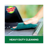 Scotch-Brite® Heavy-Duty Scour Pad, 3.8 x 6, Green, 10/Carton (MMM22310CT) Case of 30