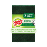 Scotch-Brite® Heavy-Duty Scour Pad, 3.8 x 6, Green, 10/Carton (MMM22310CT) Case of 30