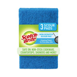Scotch-Brite® Non-Scratch Scour Pads, Size 3 x 6, Blue, 10/Carton (MMM62310) Case of 15