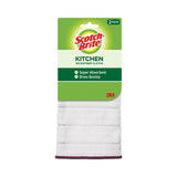 Scotch-Brite™ Kitchen Cleaning Cloth, Microfiber, 11.4 x 12.4, White, 2/Pack, 12 Packs/Carton (MMM90322) Box of 12