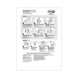 Command™ Designer Hooks, Medium, Plastic, White, 3 lb Capacity, 6 Hooks and 12 Strips/Pack (MMM170816ES) Pack of 6