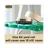 Scotch® Commercial-Grade Masking Tape for Production Painting, 3" Core, 0.7" x 60 yds, Natural (MMM202075ABK) 1 RL