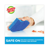 Scotch-Brite® Non-Scratch Multi-Purpose Scrub Sponge, 4.4 x 2.6, 0.8" Thick, Blue, 3/Pack (MMMMP38D) Pack of 3