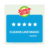 Scotch-Brite® Non-Scratch Multi-Purpose Scrub Sponge, 4.4 x 2.6, 0.8" Thick, Blue, 3/Pack (MMMMP38D) Pack of 3