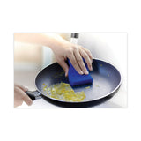 Scotch-Brite® Non-Scratch Multi-Purpose Scrub Sponge, 4.4 x 2.6, 0.8" Thick, Blue, 3/Pack (MMMMP38D) Pack of 3