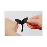 Scotch® Heavy-Duty All-Weather Fasteners, 1" x 3", Black, 2/Pack (MMMRFD7091) Pack of 2
