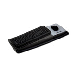 3M™ Antimicrobial Gel Mouse Pad/Keyboard Wrist Rest Platform, 25.5 x 10.6, Black/Silver (MMMWR422LE) Each