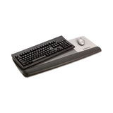 3M™ Antimicrobial Gel Mouse Pad/Keyboard Wrist Rest Platform, 25.5 x 10.6, Black/Silver (MMMWR422LE) Each