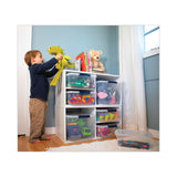 Rubbermaid® Clever Store Basic Latch-Lid Container, 30 qt, 13.37" x 18.75" x 10.5", Clear (UNXRMCC300014) Each