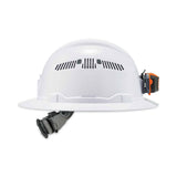 ergodyne® Skullerz 8973LED Class C Hard Hat Full Brim with LED Light, White, Ships in 1-3 Business Days (EGO60156) Each