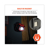 ergodyne® Skullerz 8981 Hard Hat LED Light, Orange, Ships in 1-3 Business Days (EGO60191) Each