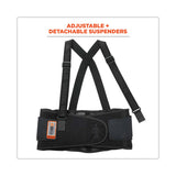 ergodyne® ProFlex 1100SF Standard Spandex Back Support Brace, Medium, 30" to 34" Waist, Black, Ships in 1-3 Business Days (EGO11603) Each